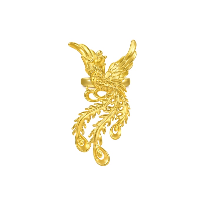 Solid Gold Ring | Chow Sang Sang Jewellery | Chinese Wedding Collection | 96031R - 4