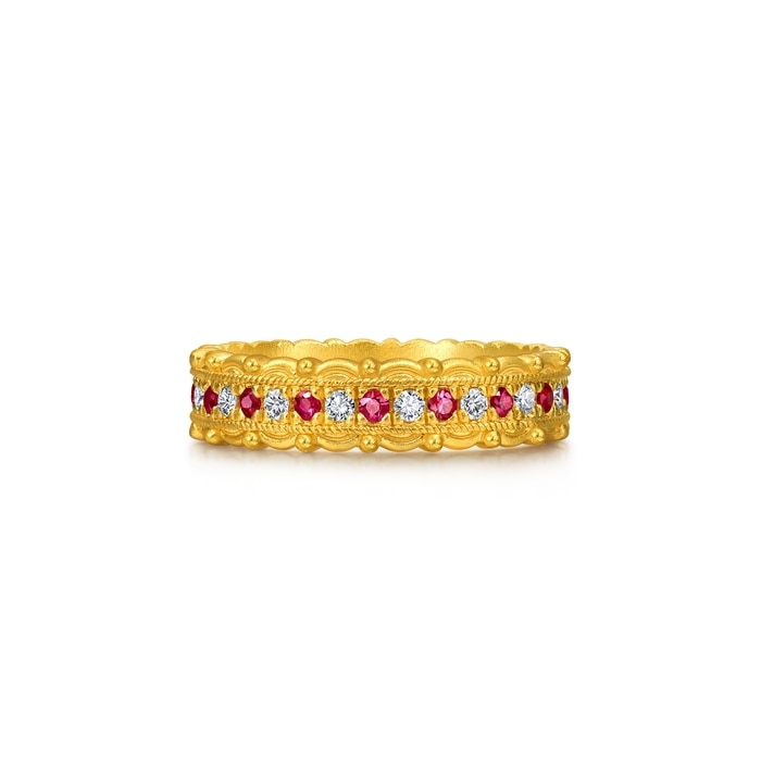 Solid Gold Ring | Chow Sang Sang Jewellery | Cultural Blessings | 96038R - 4
