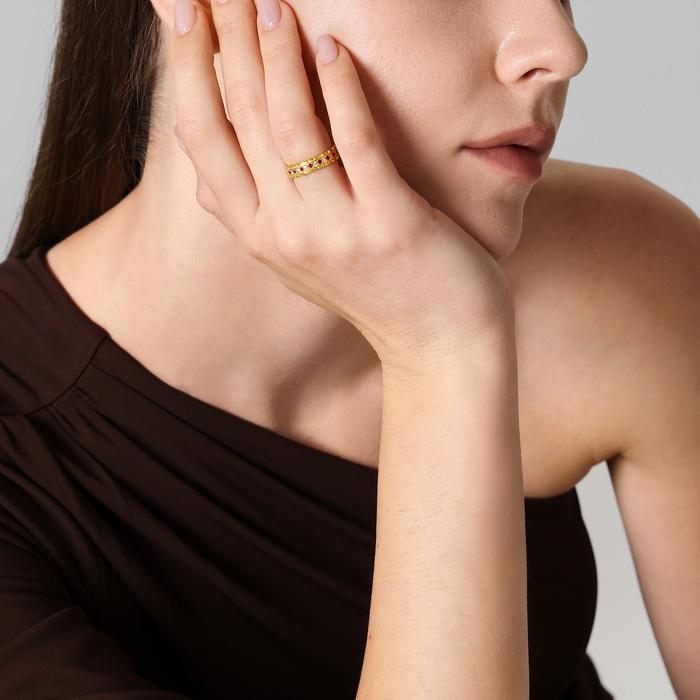 Solid Gold Ring | Chow Sang Sang Jewellery | Cultural Blessings | 96038R - 3