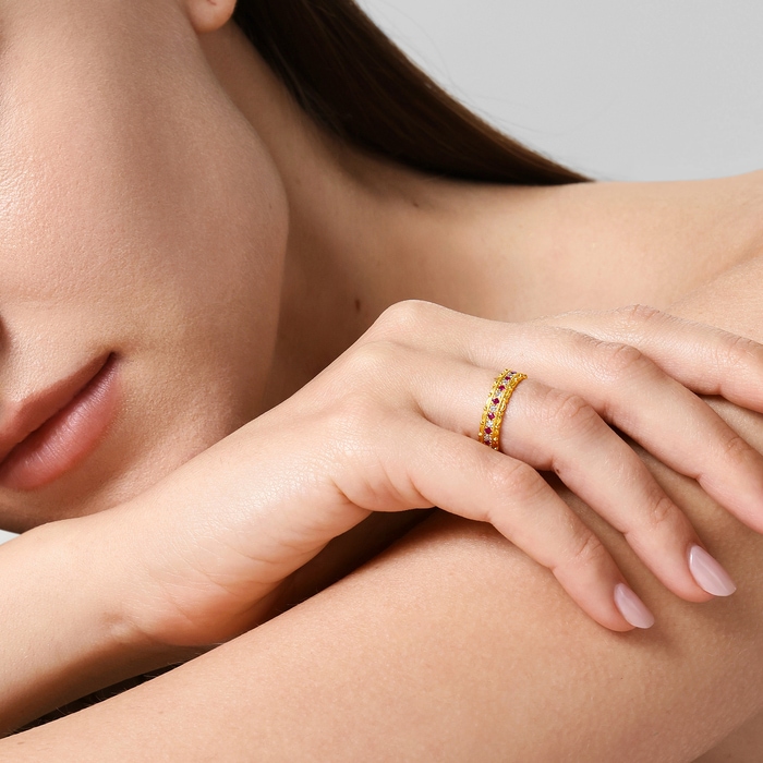 Solid Gold Ring | Chow Sang Sang Jewellery | Cultural Blessings | 96038R - 2