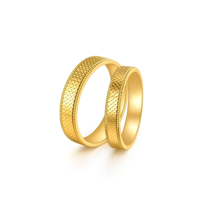 999黃金 戒指 | 周生生珠寶 | Essence「永」 | 96044R - 6