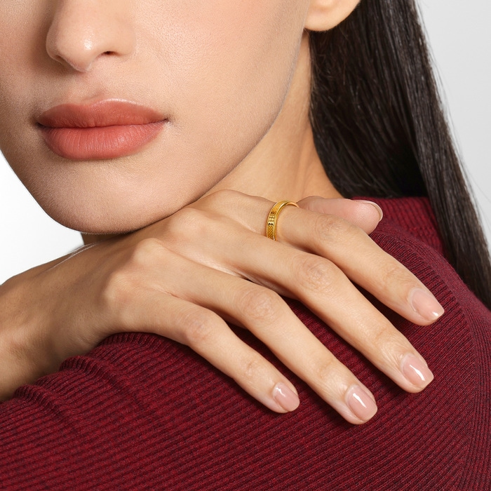 999黃金 戒指 | 周生生珠寶 | Essence「永」 | 96044R - 2