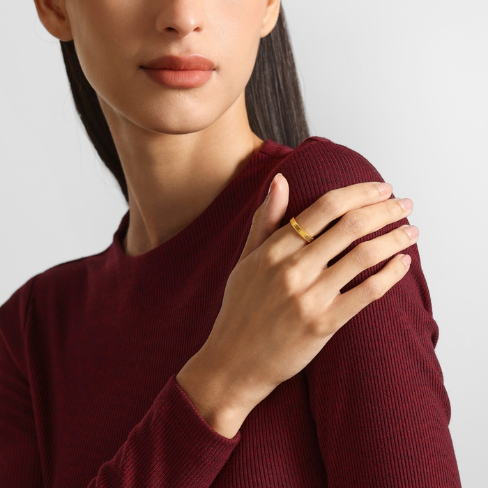 999黃金 戒指 | 周生生珠寶 | Essence「永」 | 96044R - 3