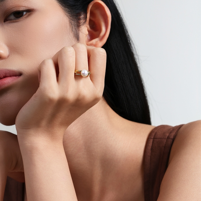 18K黃色黃金 戒指 | 周生生珠寶 | 96105R - 3