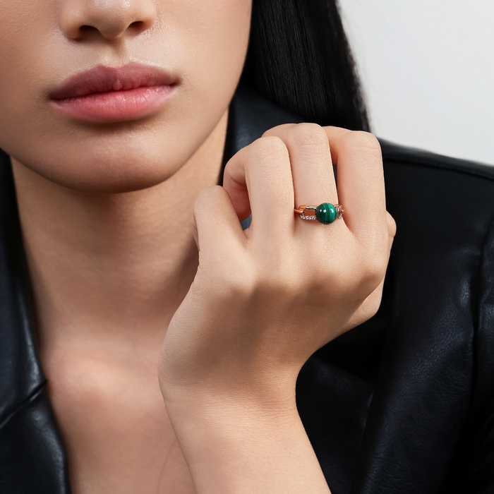 18K玫瑰金 戒指 | 周生生珠寶 | 96105R - 3