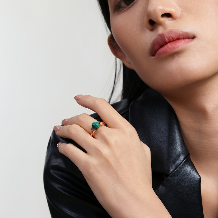 18K玫瑰金 戒指 | 周生生珠寶 | 96105R - 2