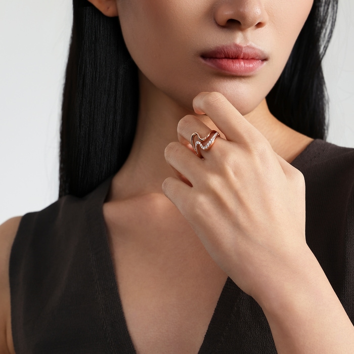 18K Rose Gold Ring | Chow Sang Sang Jewellery | 96171R - 3