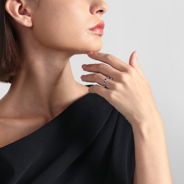 18K白色黄金 戒指 | 周生生珠寶 | 96186R - 3