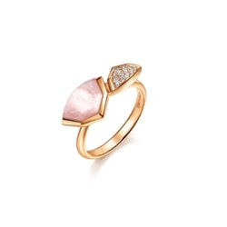 'Harmony' 18K Rose Gold Diamond Ring