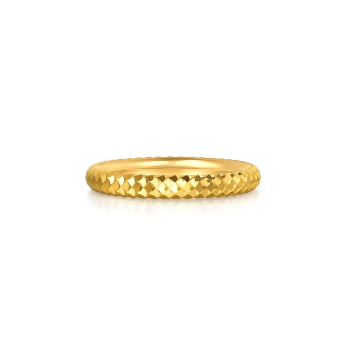 Solid Gold Ring | Chow Sang Sang Jewellery | Essence | 96522R - 4