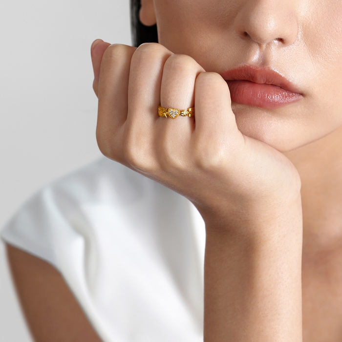 Solid Gold Ring | Chow Sang Sang Jewellery | 96571R - 2