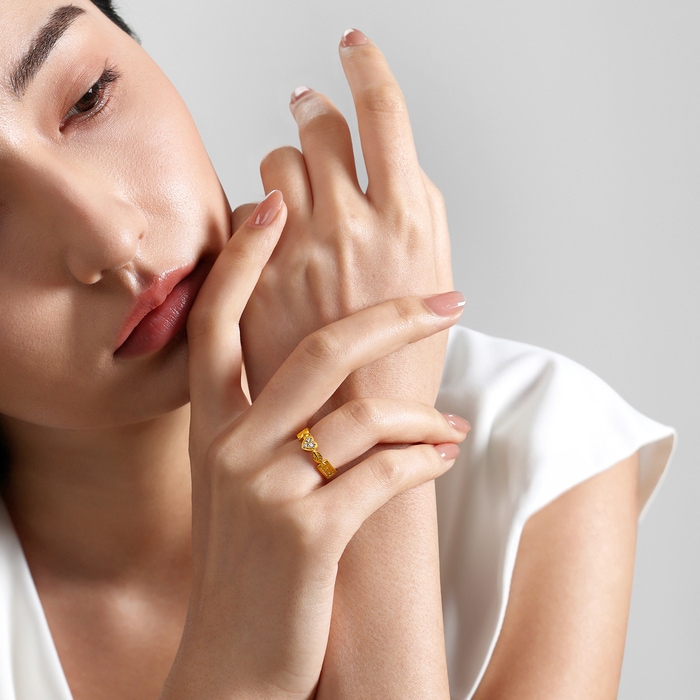 Solid Gold Ring | Chow Sang Sang Jewellery | 96571R - 3