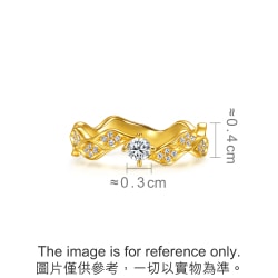 999 Gold Diamond Ring