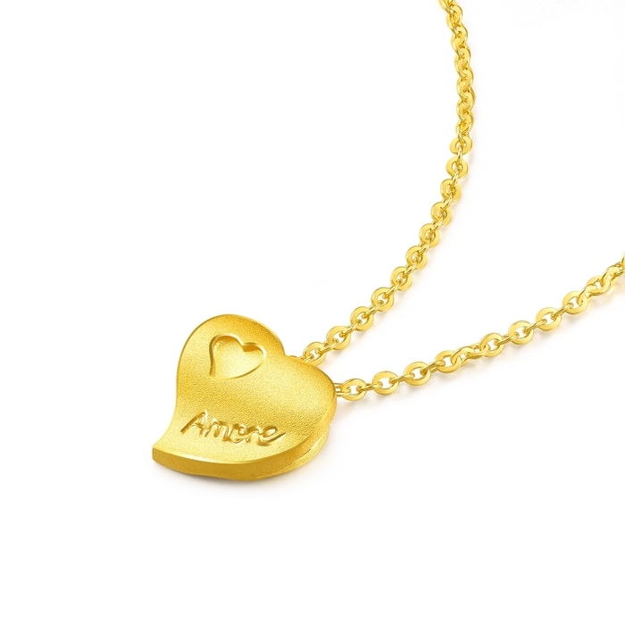 999.9黃金 頸鍊 | 周生生珠寶 | Essence「永」 | 78039U - 4