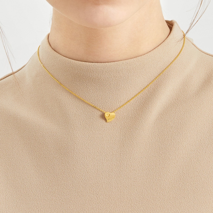 999.9黃金 頸鍊 | 周生生珠寶 | Essence「永」 | 78039U - 2