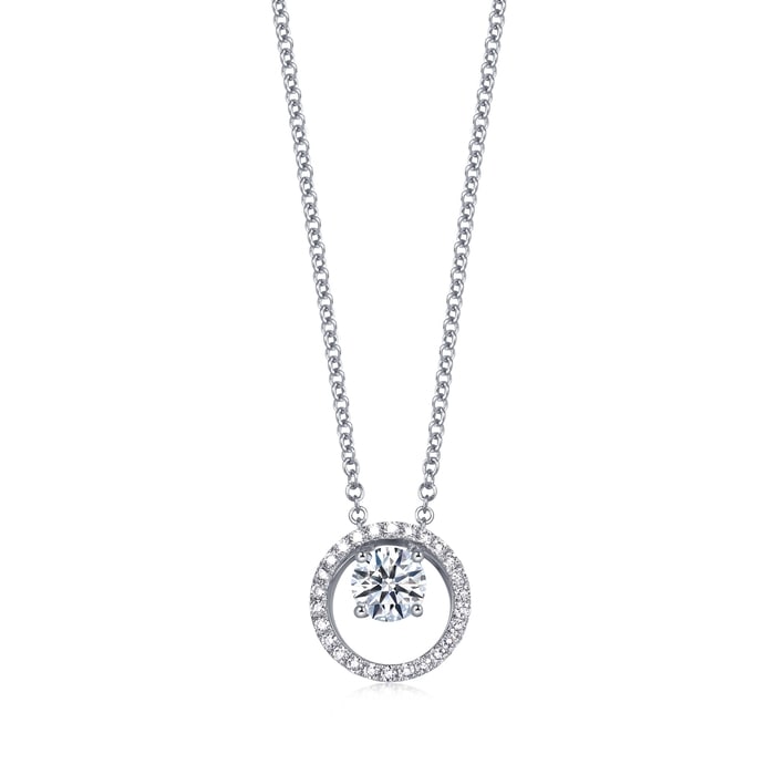 18K White Gold Necklace | Chow Sang Sang Jewellery | 88780U - 1