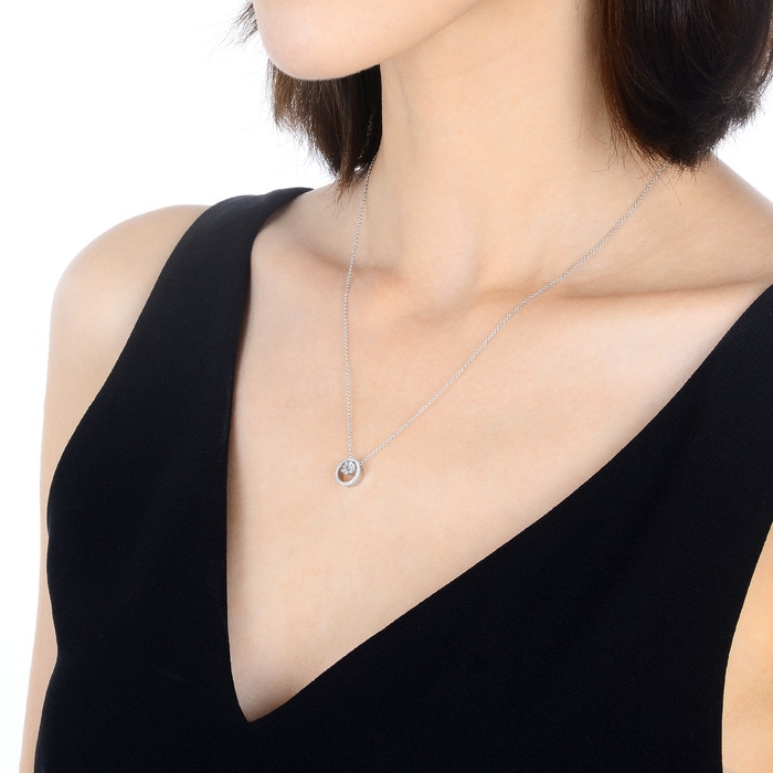 18K White Gold Necklace | Chow Sang Sang Jewellery | 88780U - 3