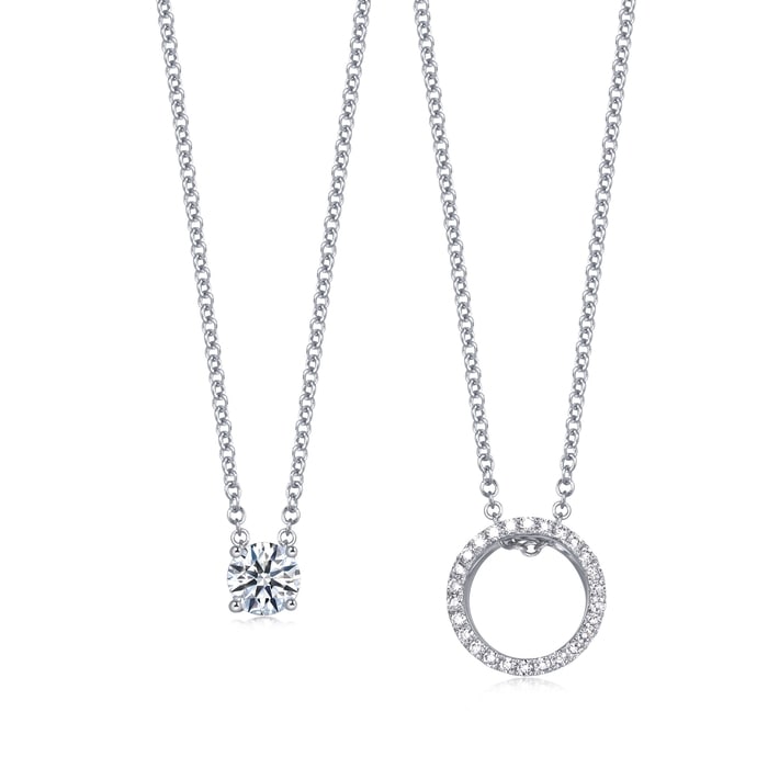 18K White Gold Necklace | Chow Sang Sang Jewellery | 88780U - 4