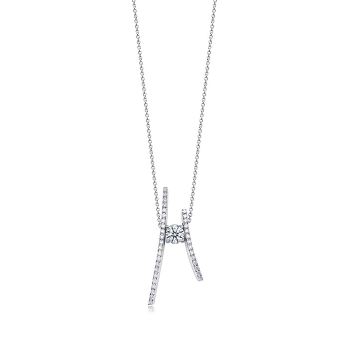 18K White Gold Necklace | Chow Sang Sang Jewellery | 89615U - 1