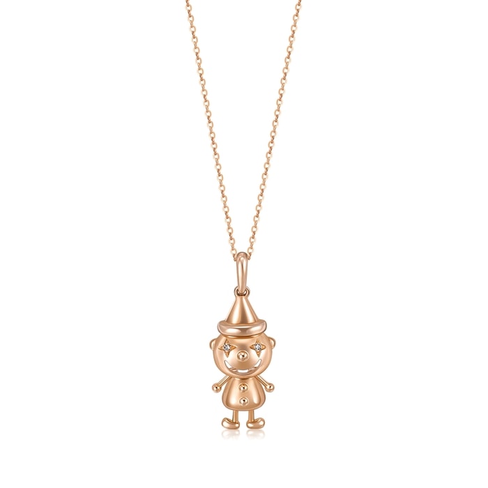 18K Rose Gold Necklace | Chow Sang Sang Jewellery | Love Decode | 91667U - 1