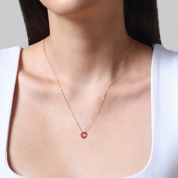 18K玫瑰金 頸鍊 | 周生生珠寶 | 薄荷系列 | 91873U - 2
