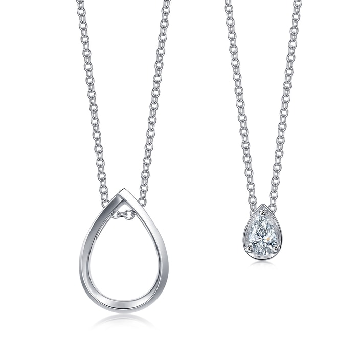 18K White Gold Necklace | Chow Sang Sang Jewellery | Let's Play | 92517U - 6