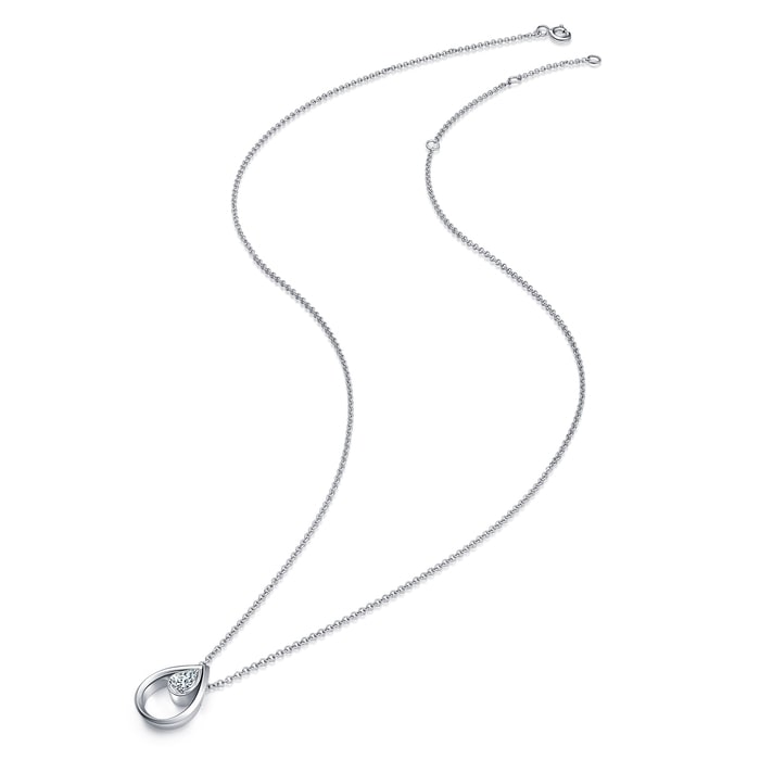 18K White Gold Necklace | Chow Sang Sang Jewellery | Let's Play | 92517U - 4