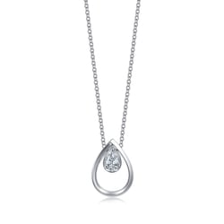 'Collar Play' 18K White Gold Diamond Necklace