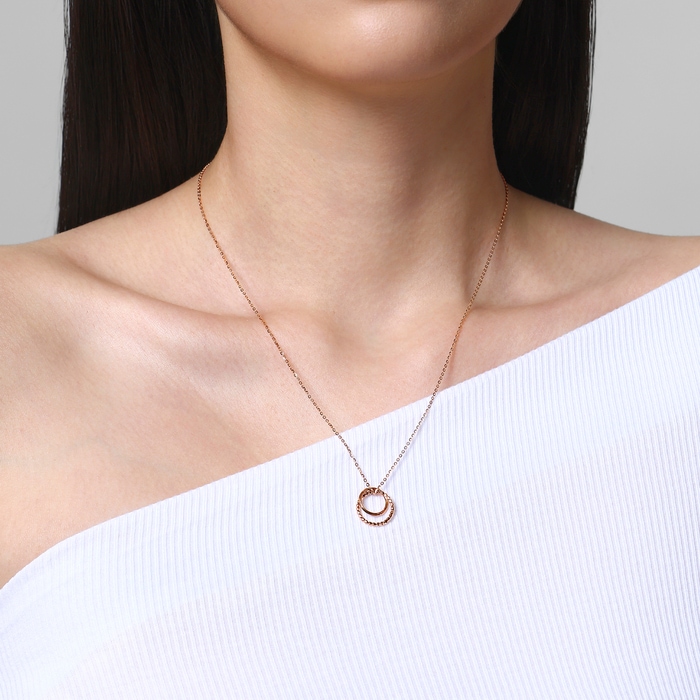 18K Rose Gold Necklace | Chow Sang Sang Jewellery | Minty Collection | 92683U - 2