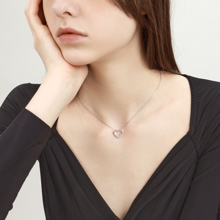 18K白色黄金 頸鍊 | 周生生珠寶 | 93893U - 3