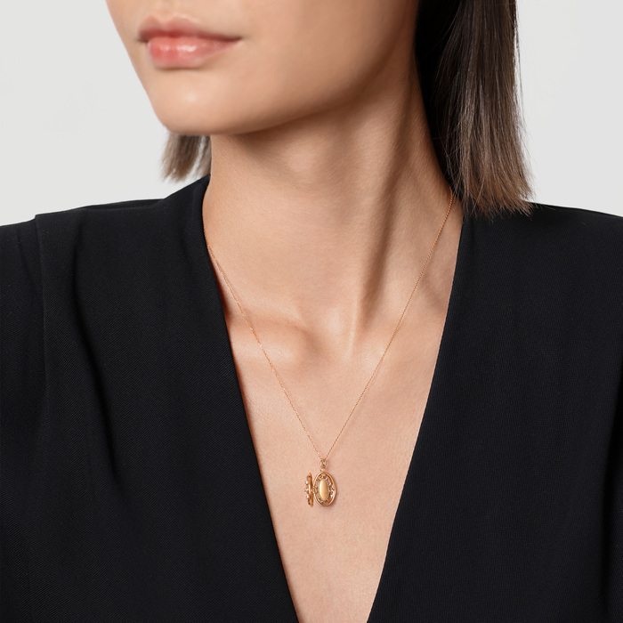 18K Rose Gold Necklace | Chow Sang Sang Jewellery | 94258U - 3