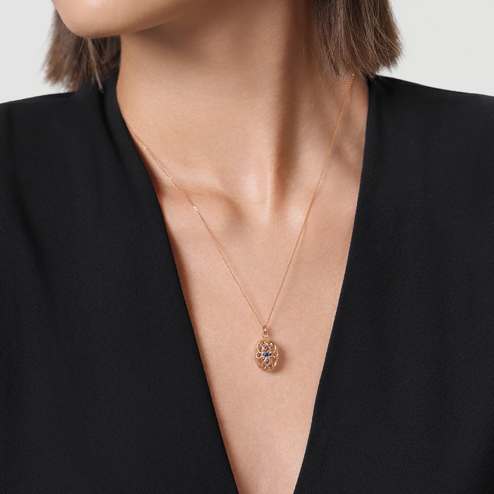 18K Rose Gold Necklace | Chow Sang Sang Jewellery | 94258U - 2