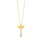 The Art of Romance' 999.9 Gold Pearl Necklace