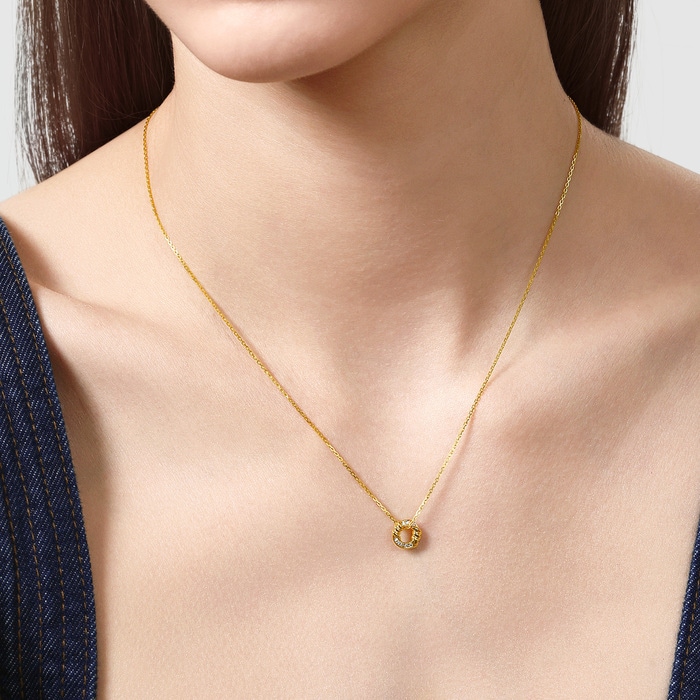 Solid Gold Necklace | Chow Sang Sang Jewellery | 94459U - 2