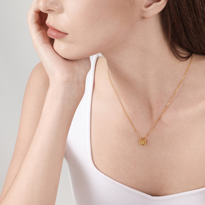 Solid Gold Necklace | Chow Sang Sang Jewellery | 94565U - 3