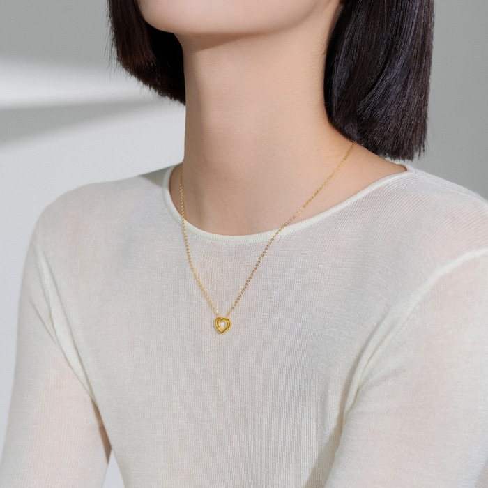 Solid Gold Necklace | Chow Sang Sang Jewellery | 94567U - 3