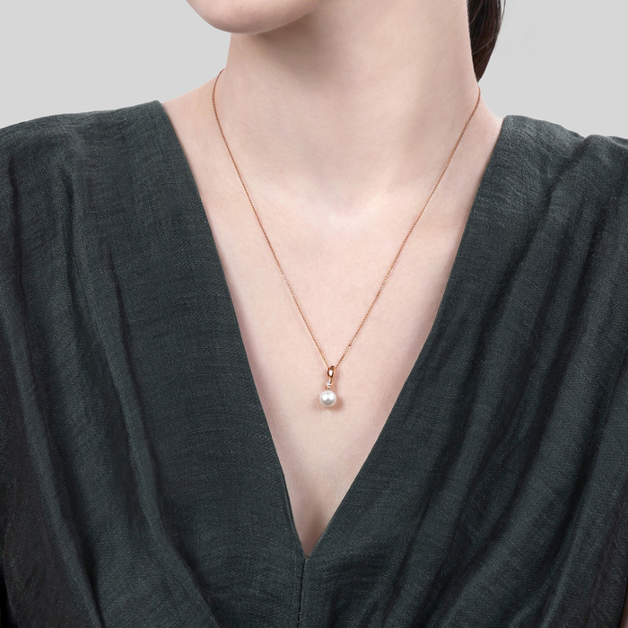 18K Rose Gold Necklace | Chow Sang Sang Jewellery | Daily Luxe | 94736U - 2