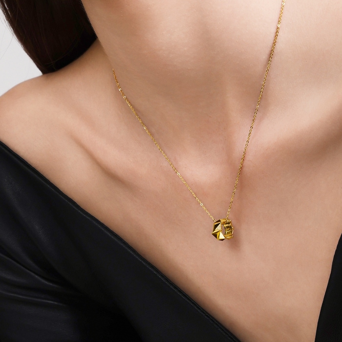 Solid Gold Necklace | Chow Sang Sang Jewellery | 94745U - 2