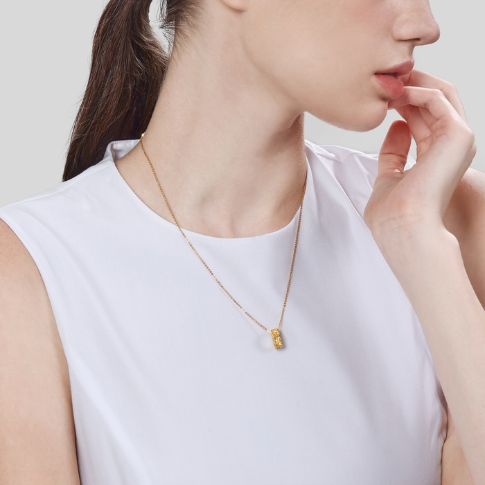 Solid Gold Necklace | Chow Sang Sang Jewellery | Gold Rhyme | 95102U - 3