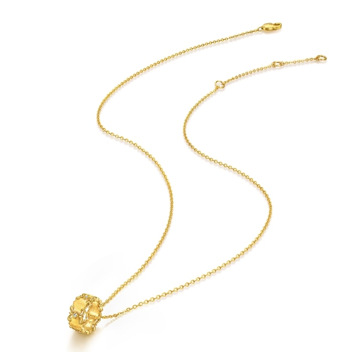 Solid Gold Necklace | Chow Sang Sang Jewellery | Gold Rhyme | 95102U - 4