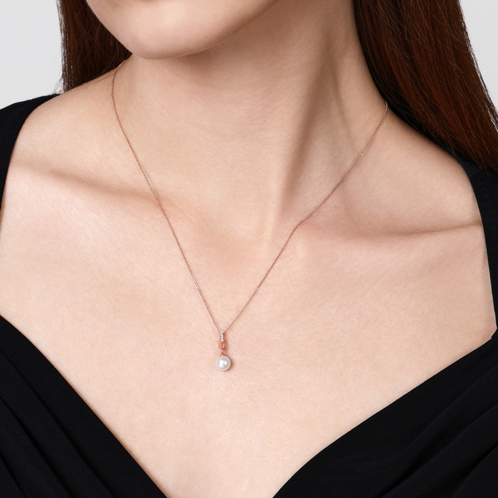 18K Rose Gold Necklace | Chow Sang Sang Jewellery | Daily Luxe | 95297U - 2