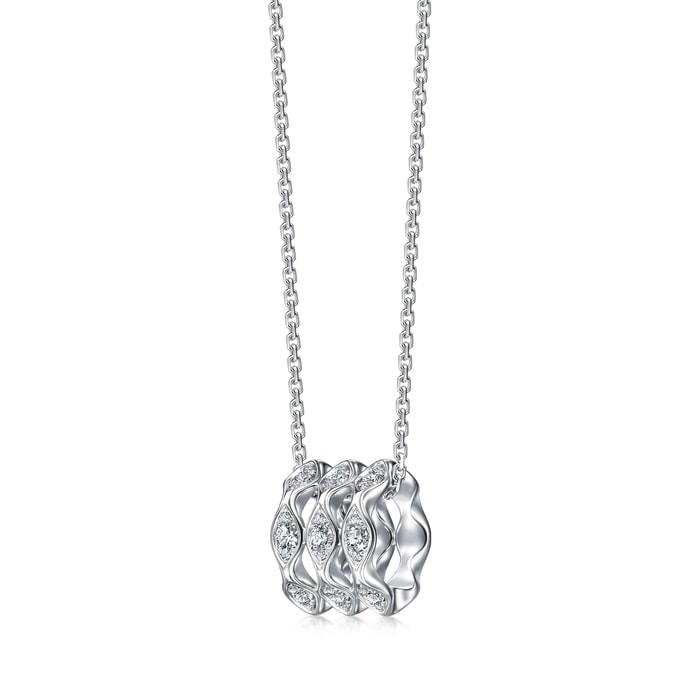 18K White Gold Necklace | Chow Sang Sang Jewellery | YuYu | 95327U - 1