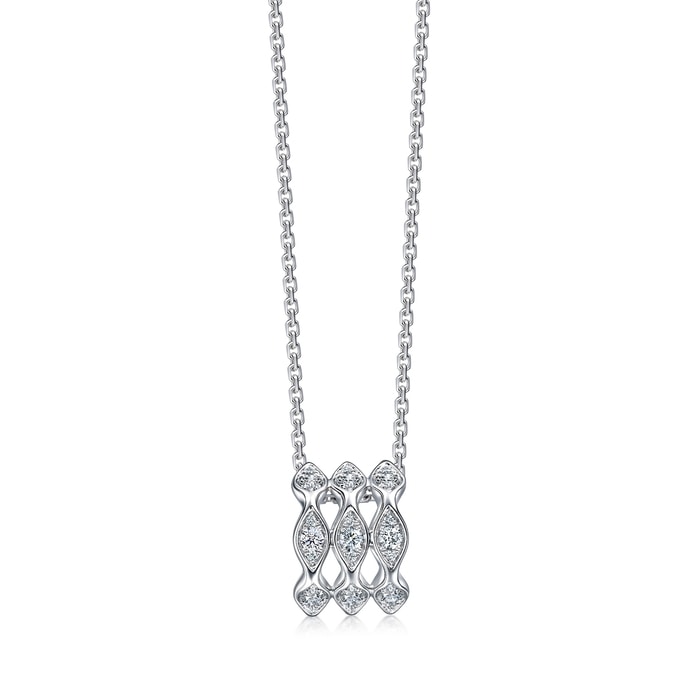 18K White Gold Necklace | Chow Sang Sang Jewellery | YuYu | 95327U - 3