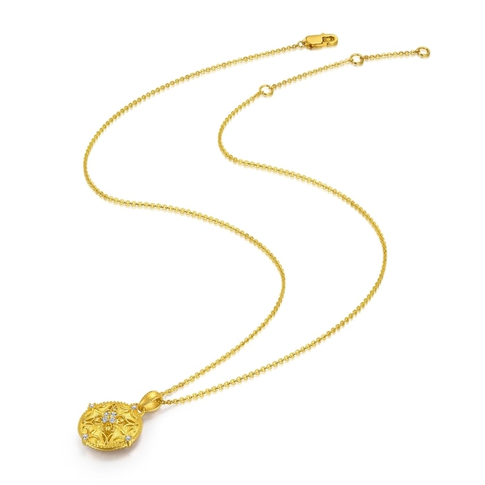 999黃金 頸鍊 | 周生生珠寶 | Gold Rhyme 「金韻羅曼」 | 95989U - 4