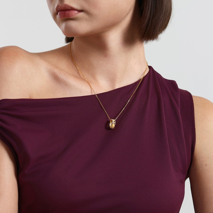 Solid Gold Necklace | Chow Sang Sang Jewellery | Gold Rhyme | 96158U - 3