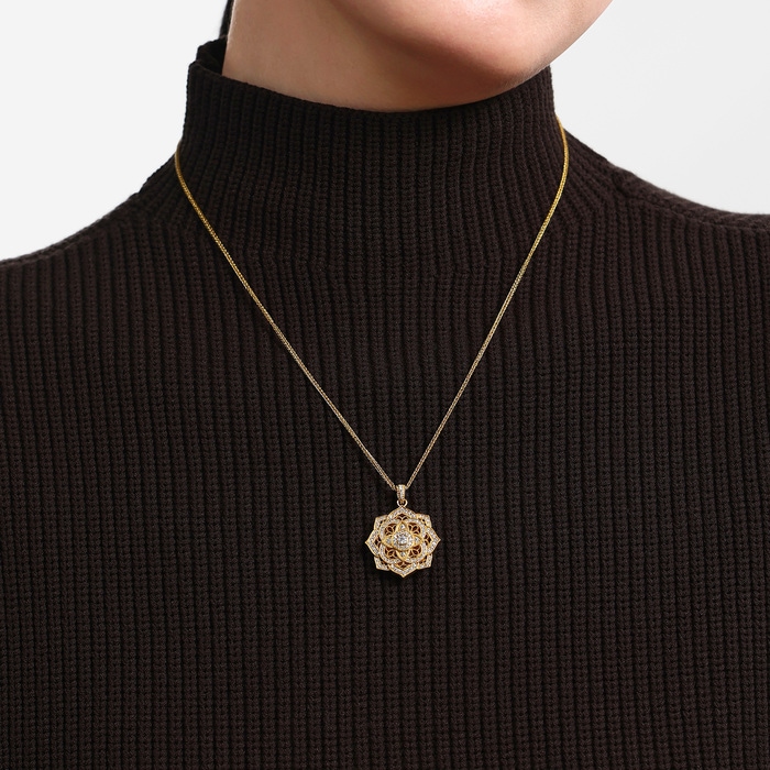 Solid Gold Necklace | Chow Sang Sang Jewellery | Cultural Blessings | 96226U - 2