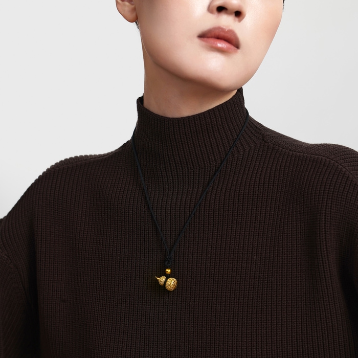 Solid Gold Necklace | Chow Sang Sang Jewellery | Cultural Blessings | 90852Z - 3