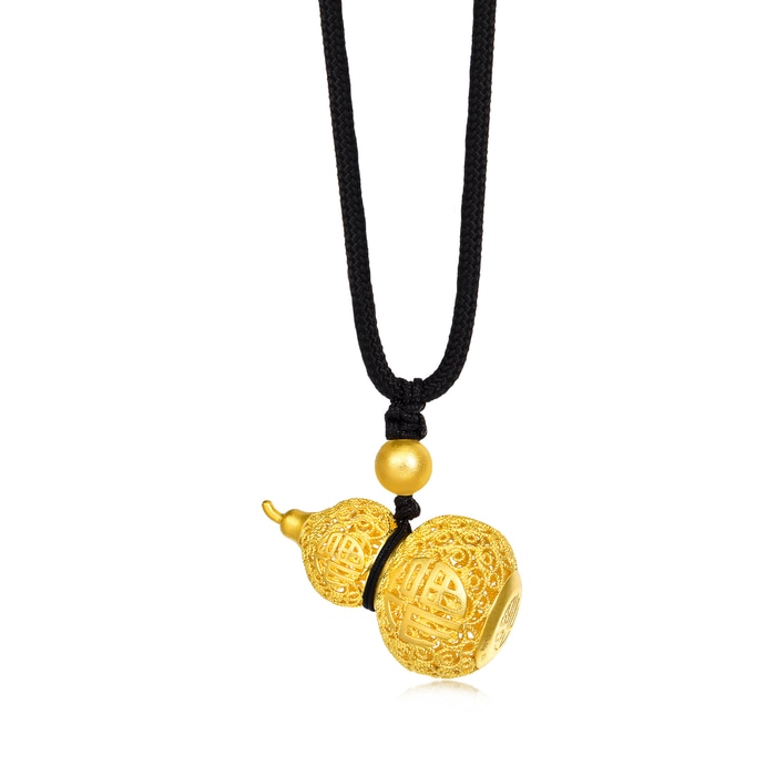 Solid Gold Necklace | Chow Sang Sang Jewellery | Cultural Blessings | 90852Z - 5