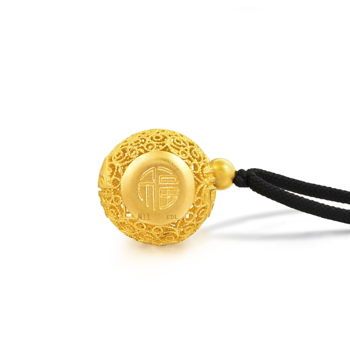 Solid Gold Necklace | Chow Sang Sang Jewellery | Cultural Blessings | 90852Z - 5