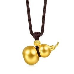 「東方古祖」999.9黃金葫蘆頸鍊